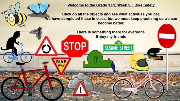 PE week 5 Bike Safety 2020 Grade 1
